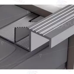 Szögletes lépcsőélvédő alumínium