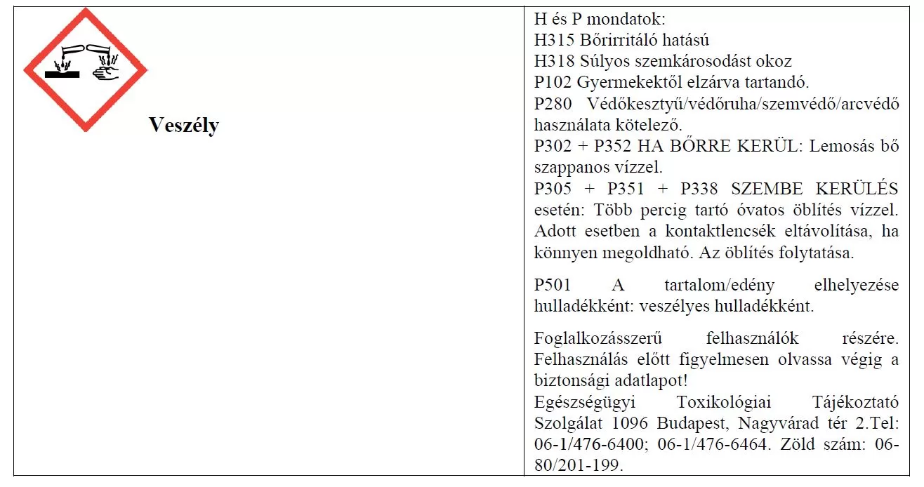 Hatásos fuga és csempetisztító 500 ml