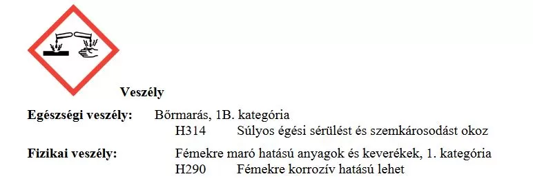 Hatásos vízkőoldó 75%-os Kókusz illat 500 ml