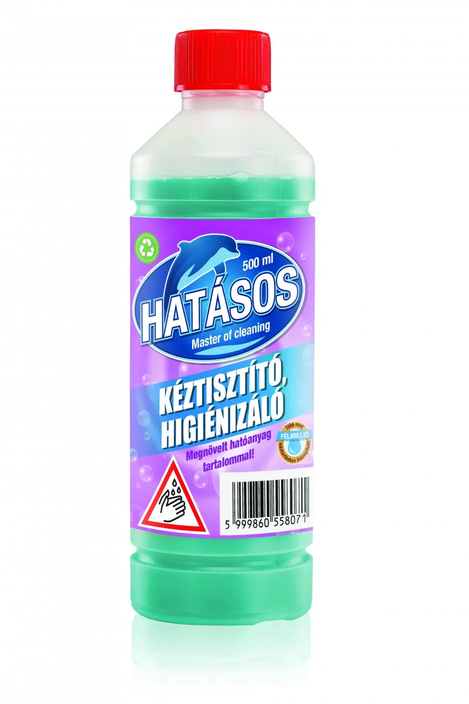 Hatásos kéztisztító higiénizáló 500 ml
