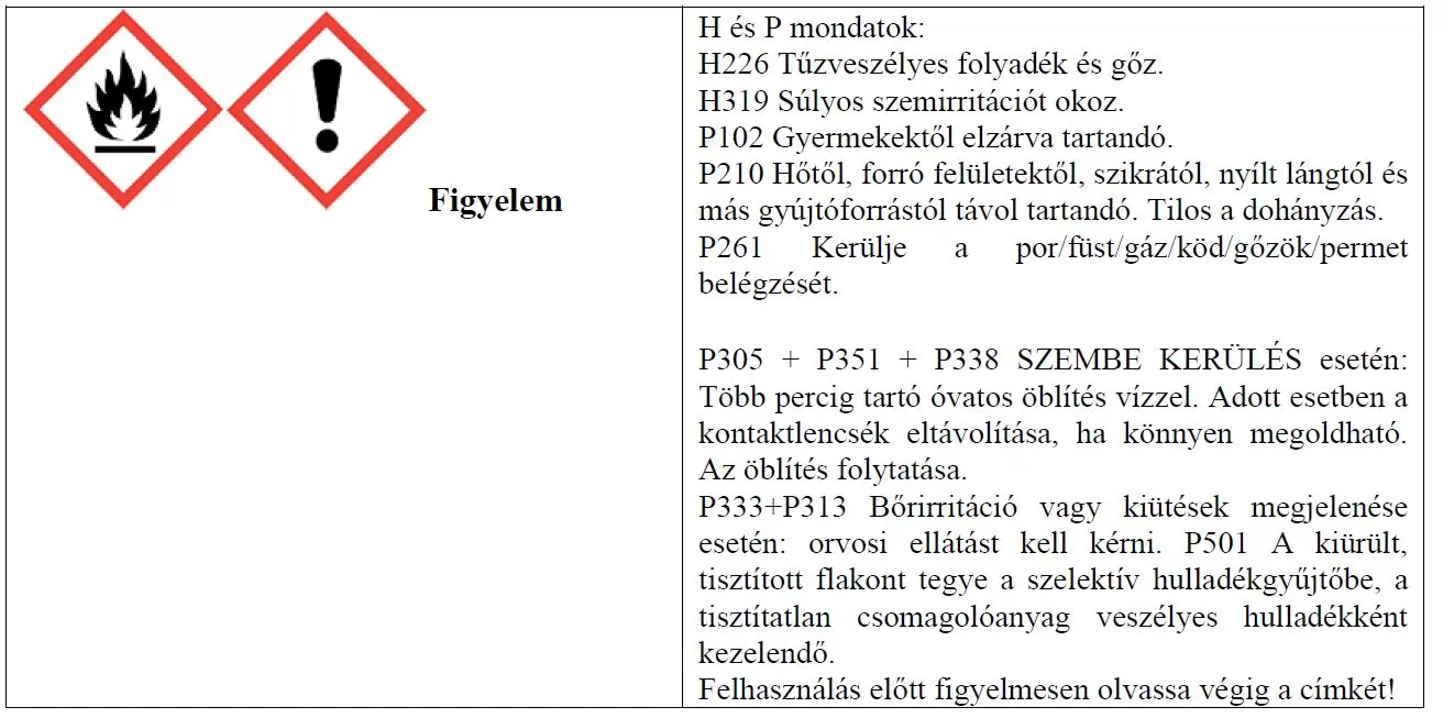 Hatásos kéztisztító higiénizáló 500 ml
