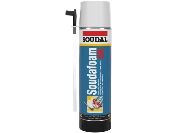 Soudal SOUDAFOAM 2K - Kétkomponensű purhab, zárt cellás, B2 - 400ml