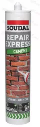 Soudal REPAIR EXPRESS CEMENT- Akril tömítőanyag a cementhez hasonló szemcsés szerkezettel