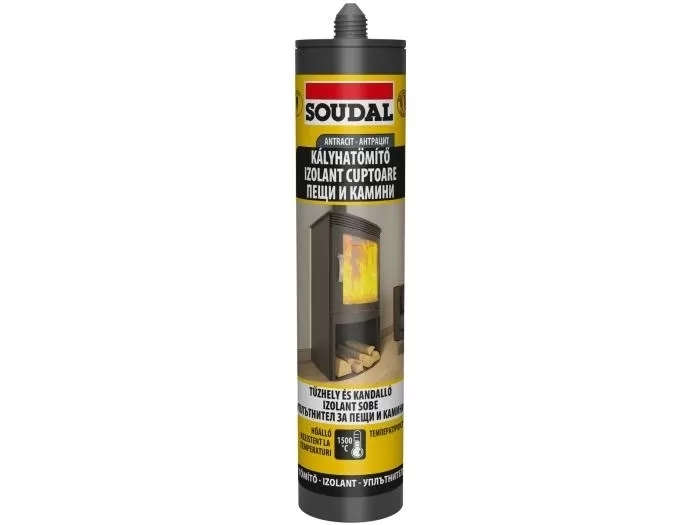Soudal Kályhatömítő- Hőálló tömítő