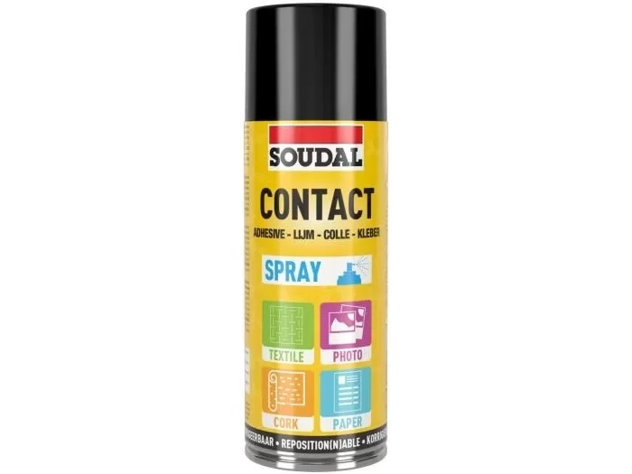 Soudal Contact Spray Adhesive- Kontaktragasztó