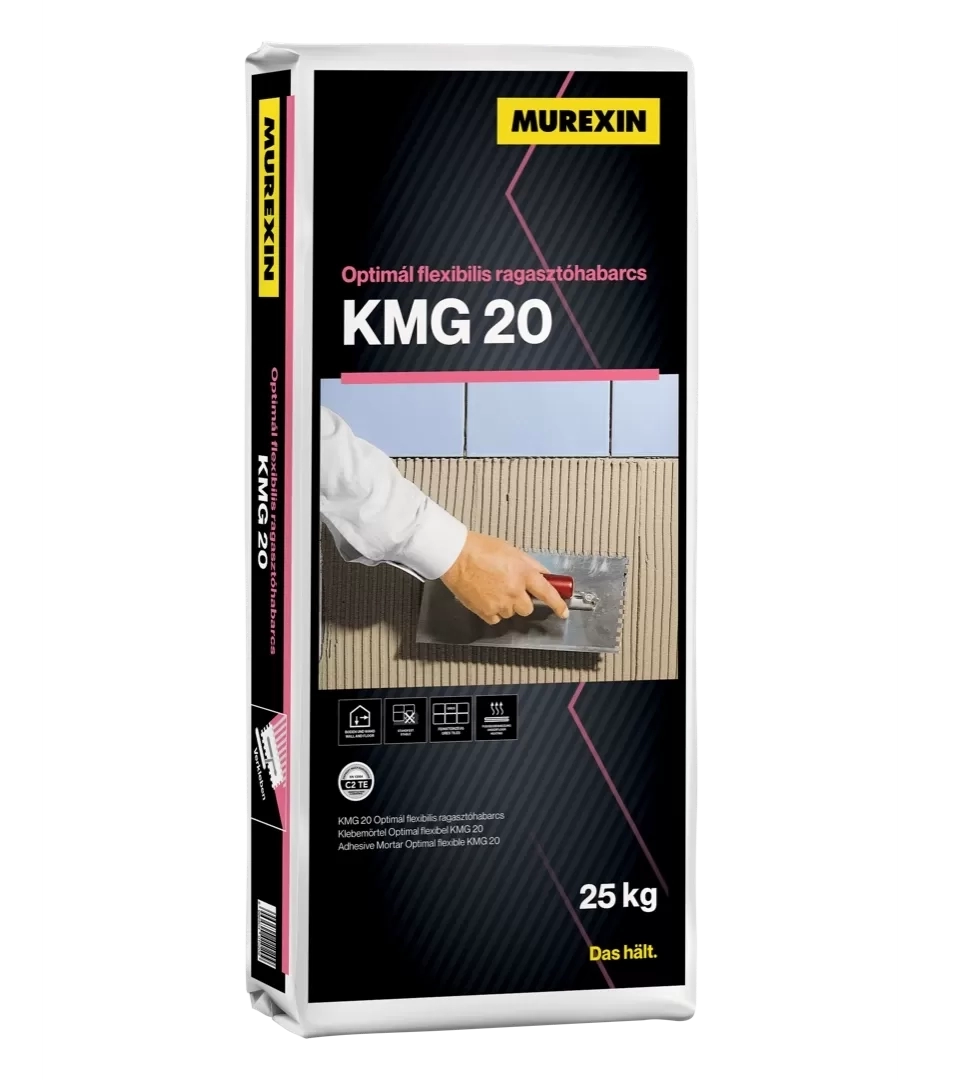 Murexin KMG 20 Optimál flexibilis ragasztóhabarcs