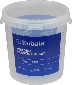 Keverővödör mérő skálával