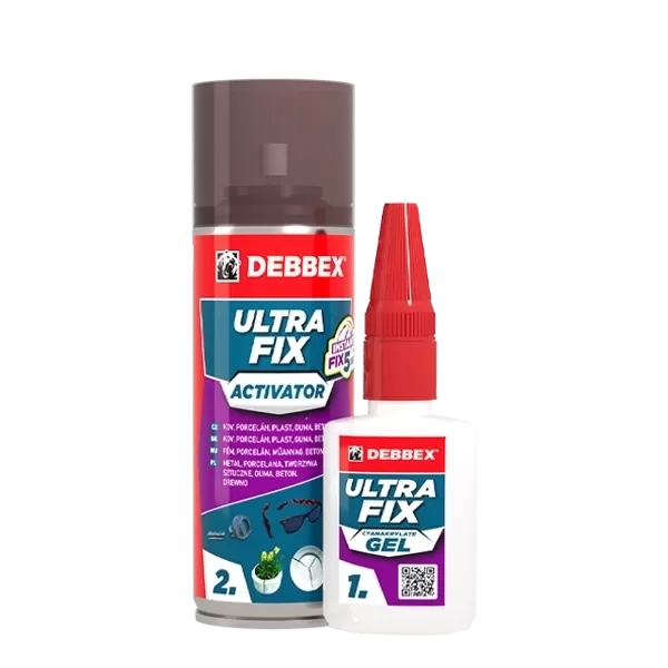 Den Braven ULTRA FIX pillanatragasztó kötésgyorsítóval