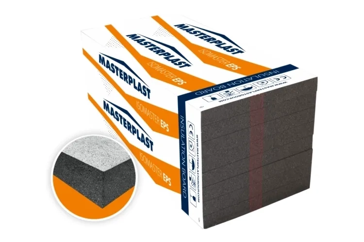 Masterplast ISOMASTER EPS H-80 G Silver bevonatos homlokzati hőszigetelő lemez